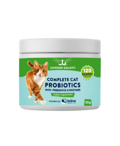 Probiotics for cats made specifically to help digestive health in felines. Contains both prebiotics and digestive enzymes as well as probiotics and is microencapsulated, insuring that the good bacteria is not destroyed while moving through the stomach acid of cats. Best probiotic for cats available.