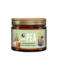PEA works by supporting the healthy function of glial (nerve) and mast (immune) cells in the body. We are still learning the totality of the benefits of PEA, but research has indicated it may be beneficial for: Nerve pain in common conditions such as arthritis, Caudal Occipital Malformation Syndrome (COMS), and Syringomyelia (SM). Cystitis and chronic urinary tract disease. Osteoarthritis pain, neuropathic pain, dental pain, orthopedic pain. Allergies (reduces itching and skin lesions). Mast cell tumors. Idiopathic pulmonary fibrosis. PEA does not directly block pain signals the way opioids and analgesics do. Instead, PEA is a part of our natural signaling system, and is not an NSAID, opioid, or steroid.